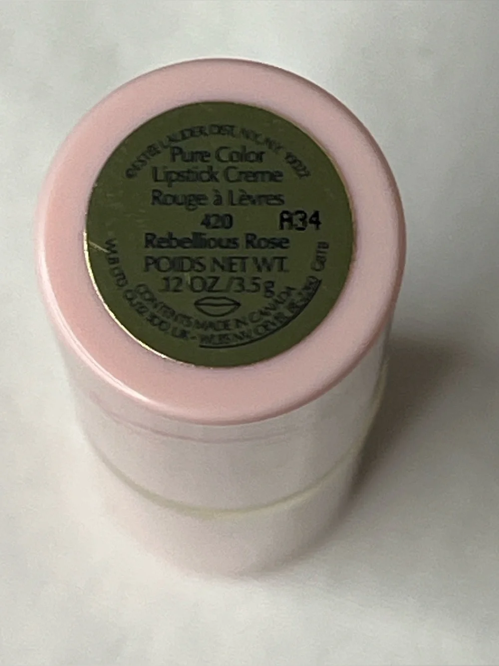 Estee Lauder Pure Color Rebellious Rose 420 Lipstick Limited Edition Pink Tube